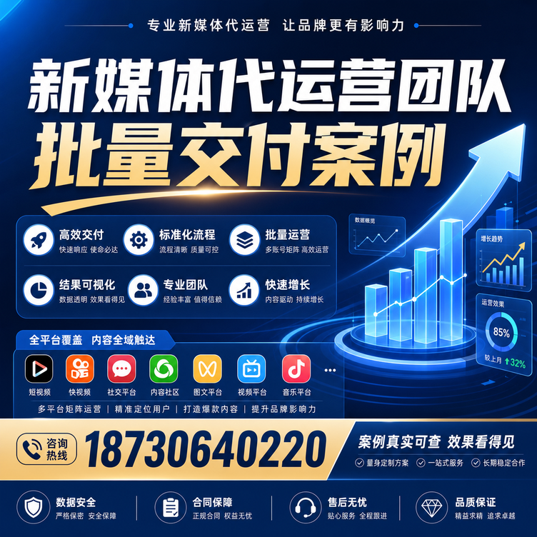 湘西代运营公司多客户账号批量高效交付案例